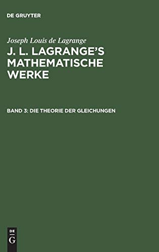 Die Theorie der Gleichungen
