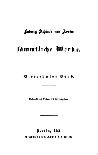 Des Knaben Wunderhorn, Teil 2 Alte deutsche Lieder