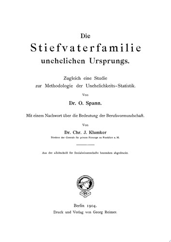 Die Stiefvaterfamilie unehelichen Ursprungs