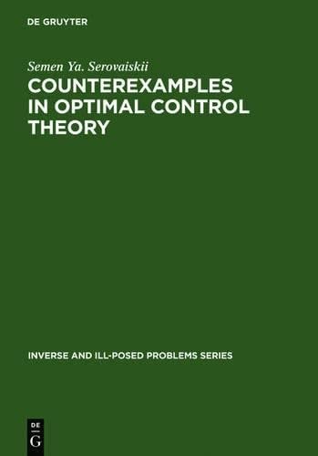 Counterexamples in Optimal Control Theory (Inverse and Ill-Posed Problems)