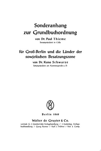 Für Groß-Berlin und die Länder der sowjetischen Besatzungszone