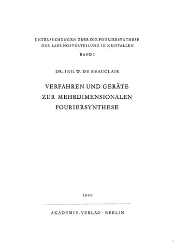 Verfahren und Geräte zur mehrdimensionalen Fouriersynthese