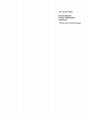 Prenatal Diagnosis of Foetal Malformations and Diseases