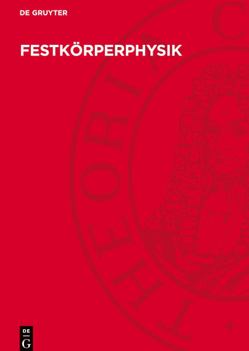 Festkörperphysik Tagung der eötvös lórand Fizikai Társulat in Gemeinschaft Mit der Physikalischen Gesellschaft in der Deutschen Demokratischen Republik. Vom 14. -20. Sept. 1959 in Balatonfüred