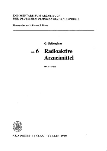 Radioaktive Arzneimittel