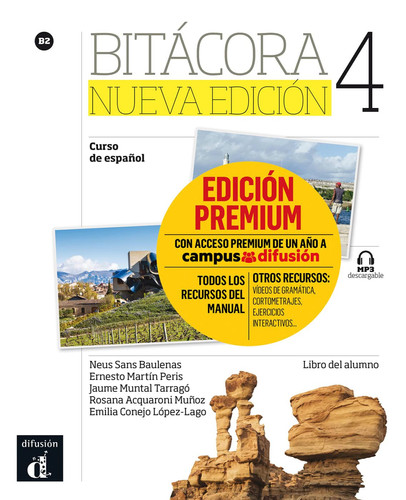 Bitácora curso de español. .... 4, Libro del alumno B2