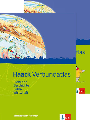 Haack-Verbundatlas Niedersachsen, Bremen : Erdkunde, Geschichte, Politik, Wirtschaft. Hauptw.. ...