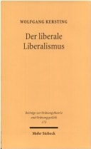 Der liberale Liberalismus notwendige Abgrenzungen