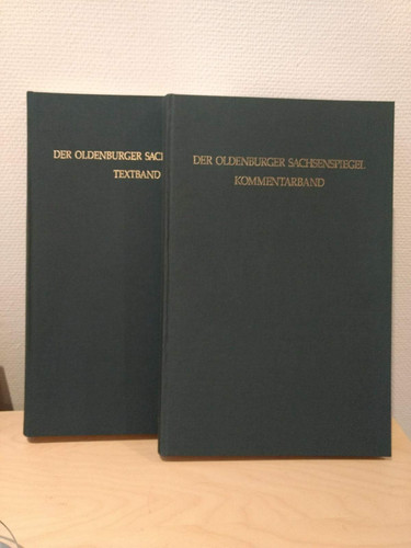 Der Oldenburger Sachsenspiegel vollständige Faksimile-Ausgabe im Originalformat des Codex picturatus Oldensburgensis CIM 410 der Landesbibliothek Oldenburg. Vollständige Faksimile-Ausgabe des Oldenburger Sachsenspiegels, Codex Picturatus Oldenburgensis CIM 1410 der Landesbibliothek Oldenburg