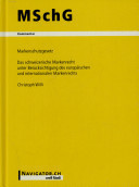 MSchG Markenschutzgesetz : Kommentar zum schweizerischen Markenrecht unter Berücksichtigung des europäischen und internationalen Markenrechts