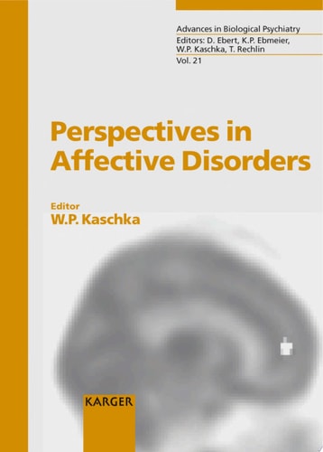 Perspectives in Affective Disorders International Symposium '25 Years Weissenau Depression Unit', Weissenau, September 2001