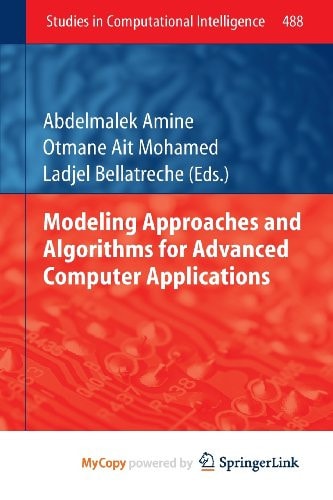 Modeling Approaches and Algorithms for Advanced Computer Applications