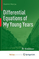 Differential Equations of My Young Years
