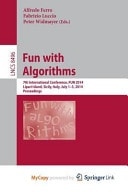 Fun with Algorithms 7th International Conference, Fun 2014, Lipari Island, Sicily, Italy, July 1-3, 2014, Proceedings