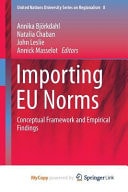 Importing EU Norms Conceptual Framework and Empirical Findings