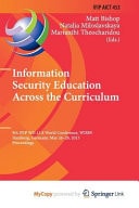 Information Security Education Across the Curriculum 9th IFIP WG 11.8 World Conference, WISE 9, Hamburg, Germany, May 26-28, 2015, Proceedings