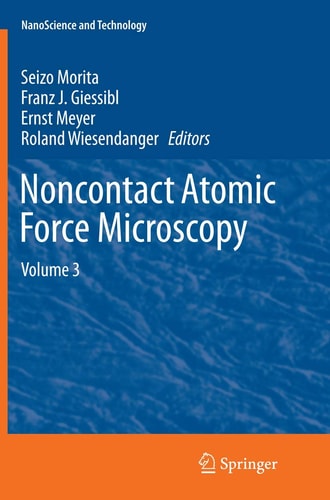 Noncontact Atomic Force Microscopy Volume 3