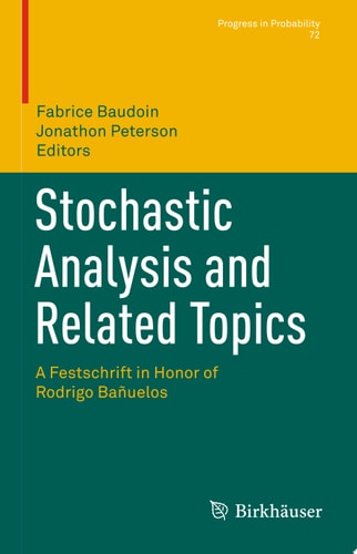 Stochastic Analysis and Related Topics