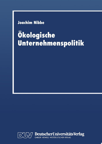 Ökologische Unternehmenspolitik