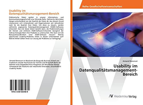 Usability im Datenqualitätsmanagement-Bereich
