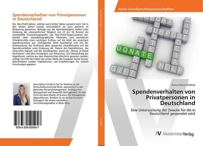 Spendenverhalten von Privatpersonen in Deutschland Eine Untersuchung der Zwecke für die in Deutschland gespendet wird