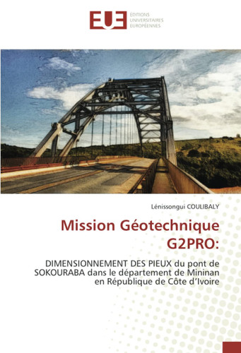 Mission Géotechnique G2PRO: DIMENSIONNEMENT DES PIEUX du pont de SOKOURABA dans le département de Mininan en République de Côte d¿Ivoire