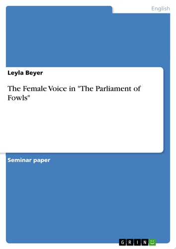 The Female Voice in "The Parliament of Fowls"
