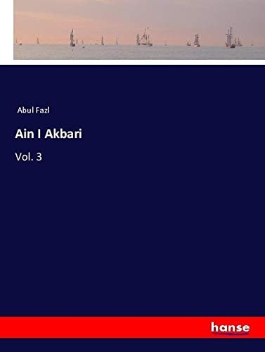 Ain I Akbari Vol. 3