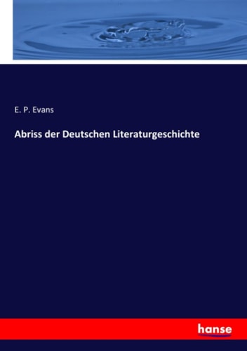 Abriss der Deutschen Literaturgeschichte (German Edition)