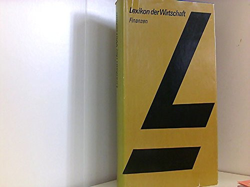 Lexikon der Wirtschaft. Finanzen.