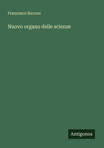 Nuovo organo delle scienze