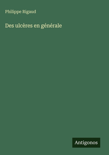 Des ulcères en générale