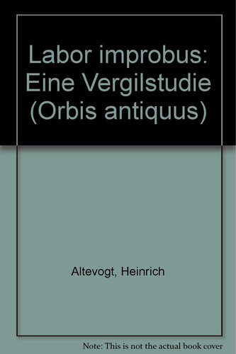 Labor improbus - eine Vergilstudie