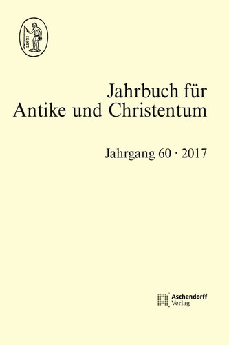 Jahrbuch Für Antike und Christentum, Band 60/2017