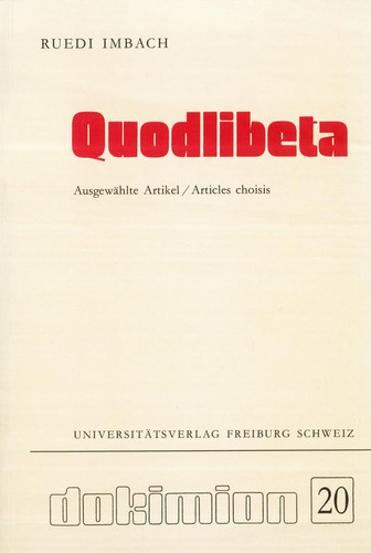 Quodlibeta (Dokimion) (German Edition)