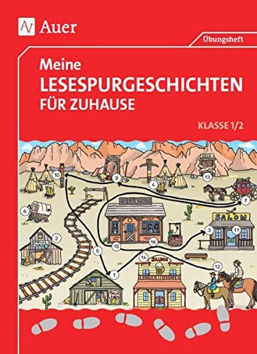 Meine Lesespurgeschichten für Zuhause Klasse 1/2 / Autor*innen: Sandra Blomann, Sven Rook, Anke Zöh