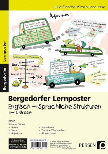 Bergedorfer Lernposter Englisch - Sprachliche Strukturen / Julia Flasche, Kirstin Jebautzke. .... Kl. 1/4