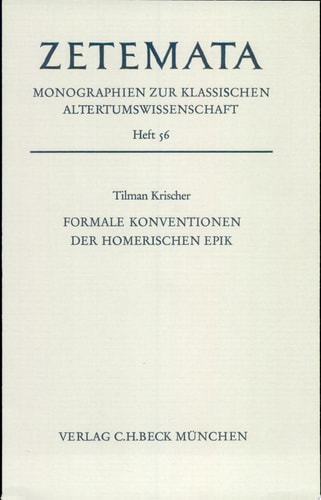 Formale Konventionen der homerischen Epik