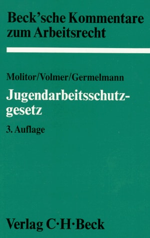 Jugendarbeitsschutzgesetz Kommentar