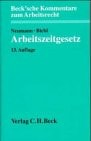 Arbeitszeitgesetz Kommentar