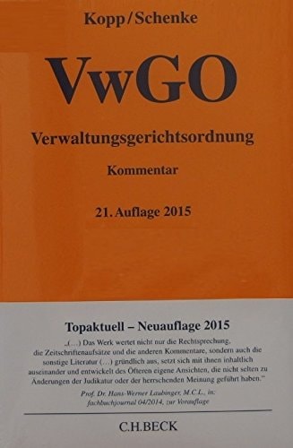 Verwaltungsgerichtsordnung Kommentar