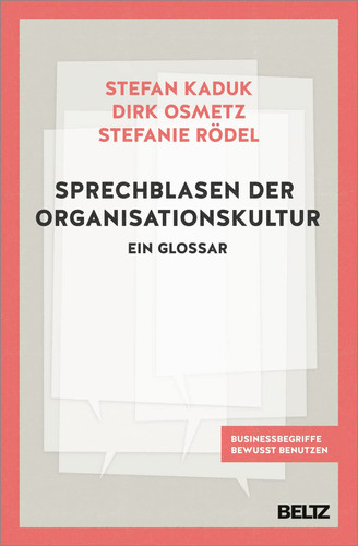 Sprechblasen der Organisationskultur ein Glossar