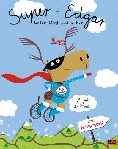 Super-Edgar trotzt Wind und Wetter Eine Verfolgungsjagd. Vierfarbiges Pappbilderbuch