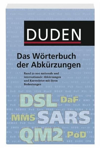 Das Worterbuch Der Abkurzungen (Duden)