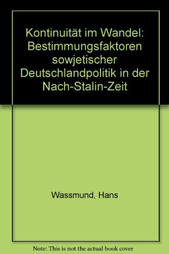 Kontinuität im Wandel Bestimmungsfaktoren