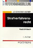 Strafverfahrensrecht.