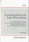 Gemeindeordnung für Baden- Württemberg.