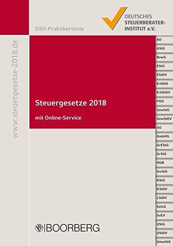 Steuergesetze 2018 mit Online-Service