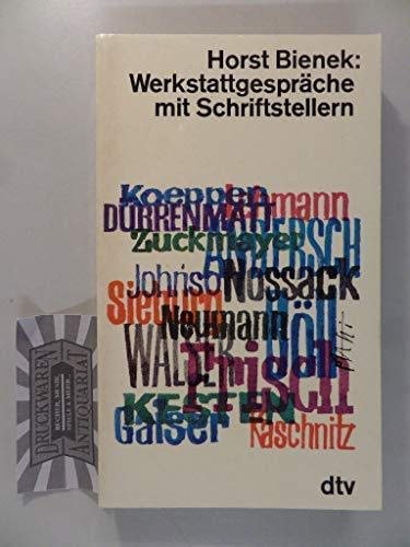 Werkstattgespräche mit Schriftstellern
