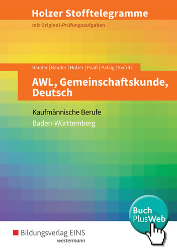 Holzer Stofftelegramme AWL, Gemeinschaftskunde, Deutsch Aufgabenband. ...